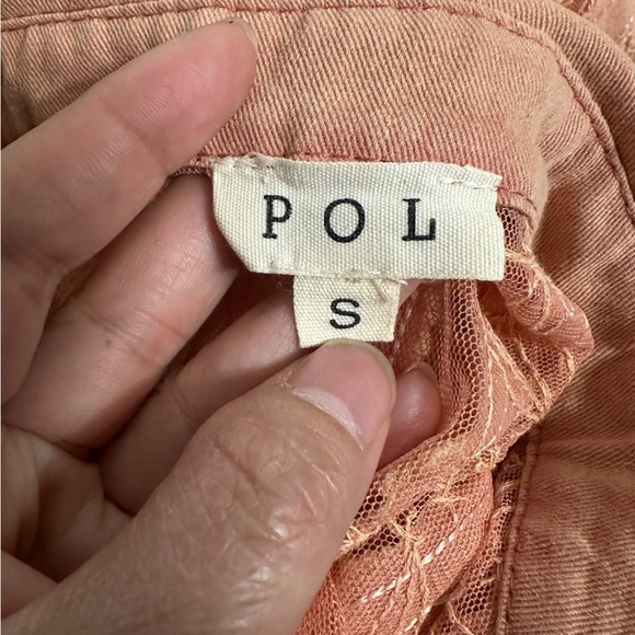 Pol peach Lace blazer size S - Picture 5 of 7